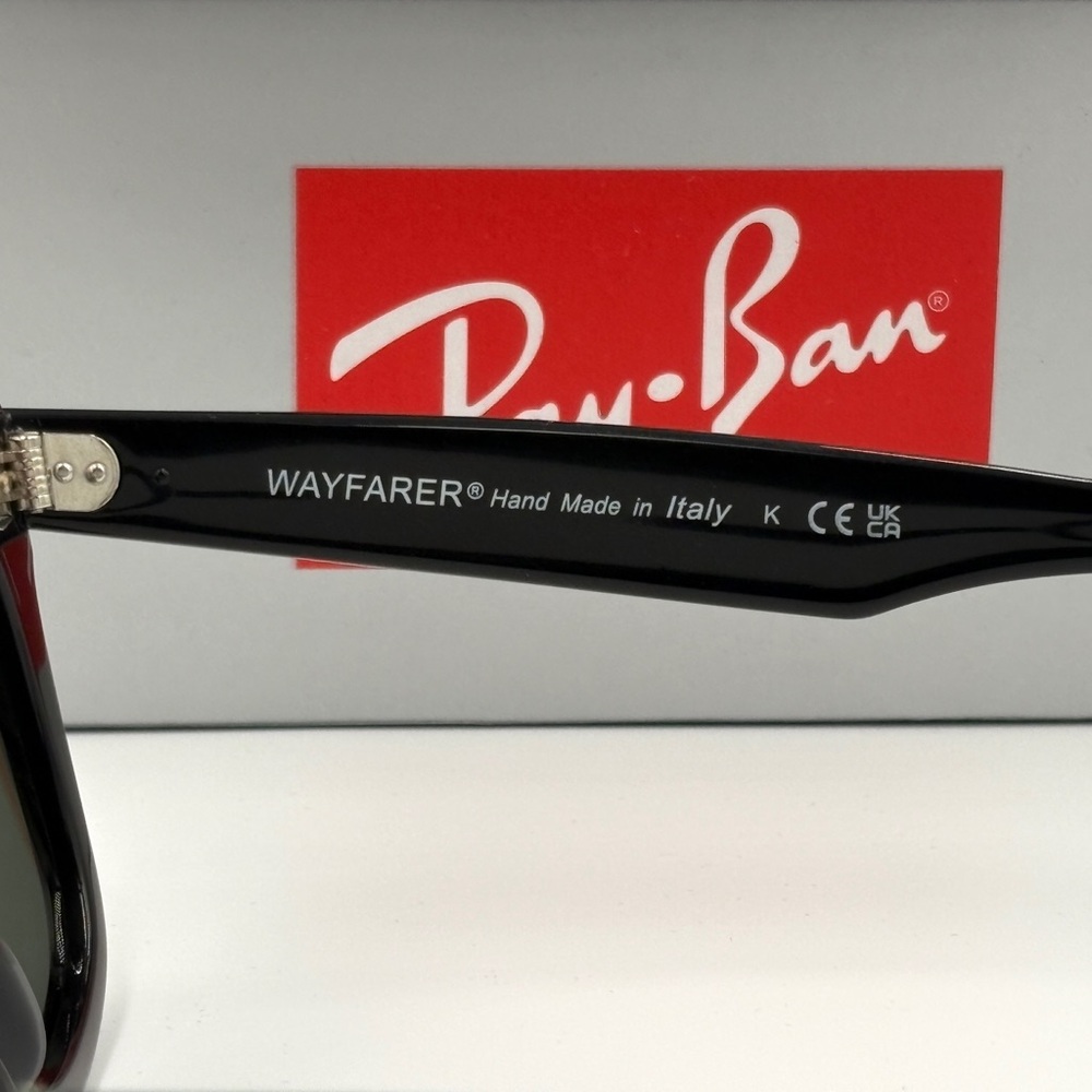 Ray-Ban Black Wayfarer Classic Sunglasses Original Style RB2140 901 50-22 325 - Picture 12 of 15